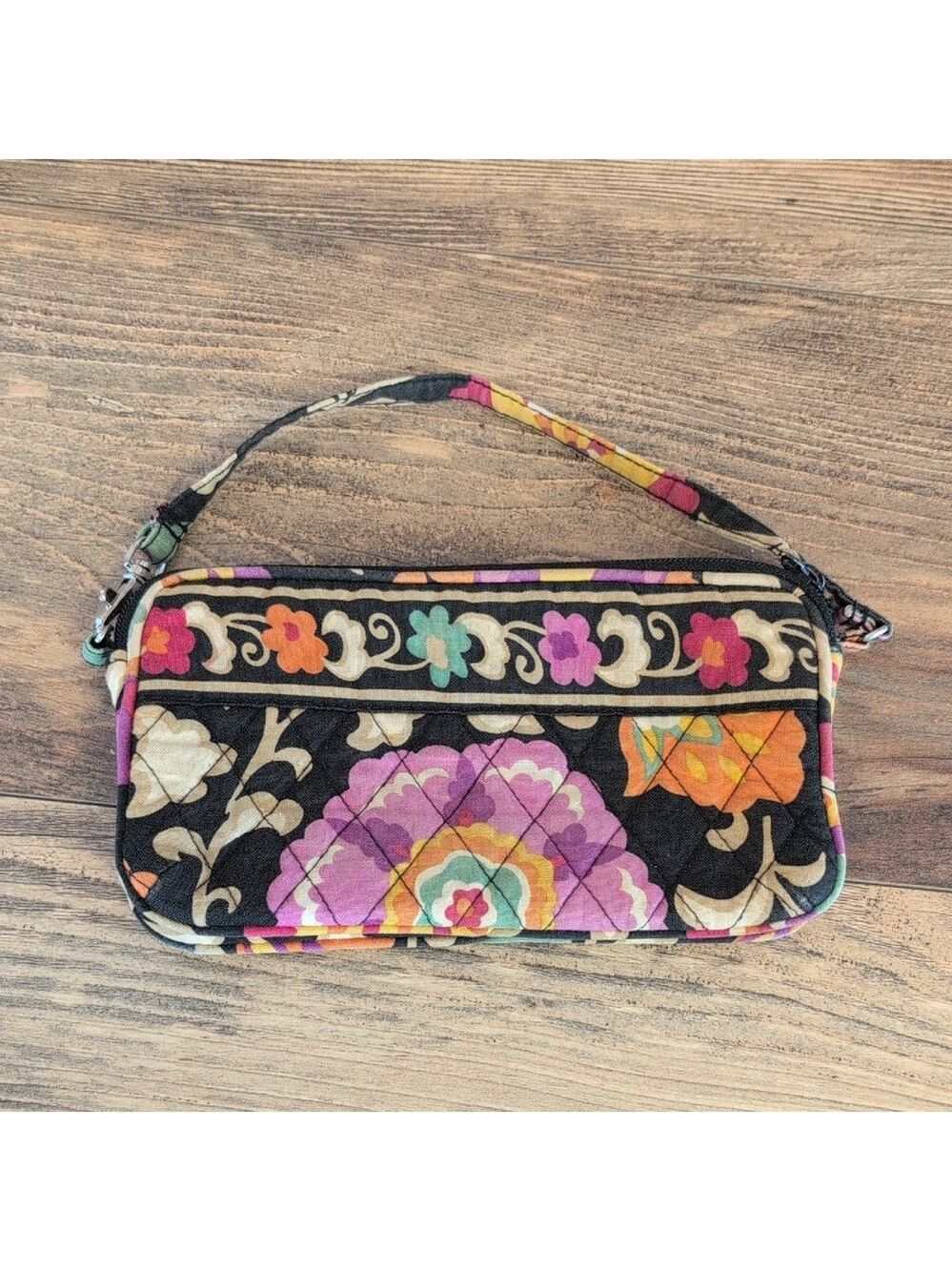 Vera Bradley Suzani Multicolor Floral Wristlet M425